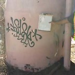 Graffiti Abatement - Report at Intersection Of Alemany Blvd & Junipero Serra Blvd