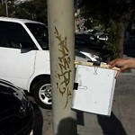 Graffiti Abatement - Report at Intersection Of 18th St & Pennsylvania Ave