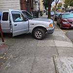 Blocked Driveway & Illegal Parking at 347 Haight St