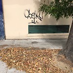 Graffiti at 701 Masonic Ave