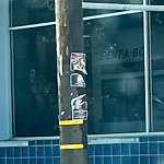 Illegal Postings at Intersection Of Diamond St & 18th St