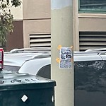Illegal Postings at Intersection Of Eddy St & Steiner St