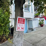Illegal Postings at 2636 Mcallister St