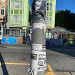 Illegal Postings at 490 Hayes St