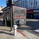 Graffiti at Intersection Of 22nd St & Valencia St