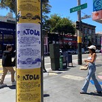 Illegal Postings at 1400 Haight St