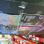 Illegal Postings at 8th St & Folsom St