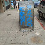 Graffiti at 2595 Mission St