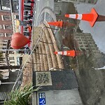 Curb & Sidewalk Issues at Geary St & Stockton St