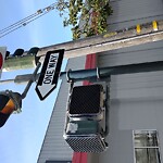 Parking & Traffic Sign Repair at Davidson Ave & 3rd St