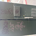 Graffiti at Wisconsin St & 16th St