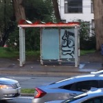 Graffiti at Intersection Of Geary Blvd & Park Presidio Blvd