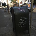 Graffiti at 3351 18th St