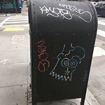 Graffiti at Intersection Of 19th St & Guerrero St