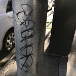Graffiti at 4372 Mission St