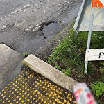 Pothole & Street Issues at Intersection Of Bacon St & Harvard St