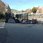 Encampment at Intersection Of Market St & Collingwood St