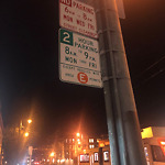 Parking & Traffic Sign Repair at 134 Church St Duboce Triangle