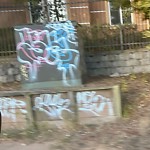 Graffiti at 655 Brotherhood Way