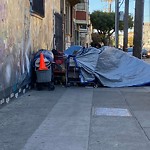 Encampment at Intersection Of 25th St & Mission St