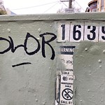Graffiti at 1640 Fulton St
