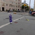 Parking & Traffic Sign Repair at 2395 Pacific Ave