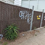 Graffiti at 2465 Ocean Ave Ingleside Terraces