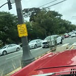 Illegal Postings at Intersection Of Anza St & Park Presidio Blvd