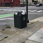 Garbage Containers at Intersection Of Ocean Ave & Alemany Blvd