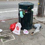 Garbage Containers at Intersection Of 32nd Ave & Clement St