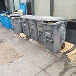 Garbage Containers at 16 Turk St, San Francisco, California, 94102