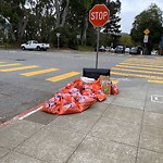 Garbage Containers at Intersection Of Funston Ave & Geary Blvd