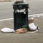 Garbage Containers at 7777 Geary Blvd