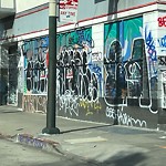 Graffiti at 444 Divisadero St