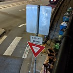 Parking & Traffic Sign Repair at 3336 Market St Twin Peaks