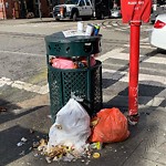 Garbage Containers at Intersection Of Mason St & Washington St
