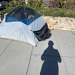 Encampment at Intersection Of Geary Blvd & Park Presidio Blvd