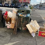 Garbage Containers at Intersection Of 33rd Ave & Noriega St