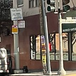 Illegal Postings at Intersection Of Divisadero St & Mcallister St