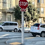 Illegal Postings at Intersection Of Clay St & Presidio Ave