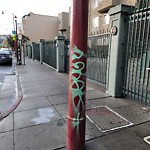 Graffiti at 1200 Potrero Ave