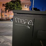 Graffiti at 1099 Masonic Ave