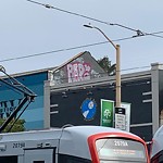 Graffiti at 73 W Portal Ave West Of Twin Peaks