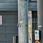 Illegal Postings at Intersection Of Haight St & Pierce St