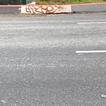 Graffiti at Intersection Of Broderick St & Fell St