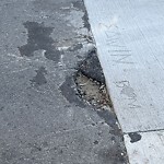 Pothole & Street Issues at 120 8th St