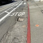 Pothole & Street Issues at 190 Lenox Way West Of Twin Peaks