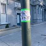 Illegal Postings at Intersection Of Haight St & Lyon St