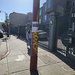 Illegal Postings at 1200 Potrero Ave