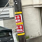Illegal Postings at 633 7th Ave
